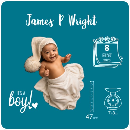 Introducing Olivia Jasmine keepsake