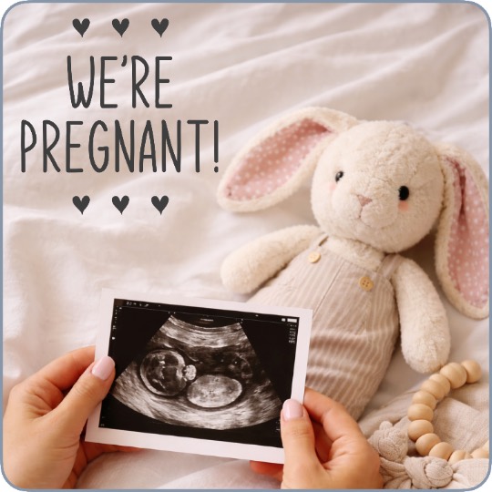 We're pregnant keepsake